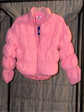 Women’s Joy Lab Pink Puffer Jacket - Lightweight Warmth